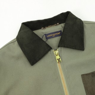Louis Vuitton Checkerboard Pocket Utility Jacket Sage Green view 3