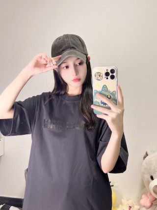 Black Oversized Graphic T-Shirt view 5