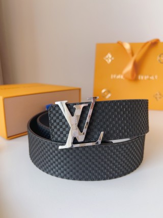 Louis Vuitton Damier Checkered Belt 40mm Black view 5