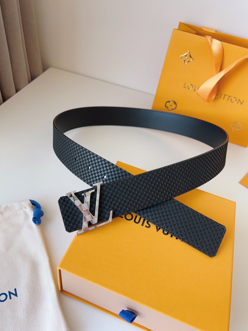 Louis Vuitton Damier Checkered Belt 40mm Black view