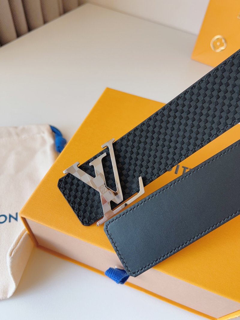 Louis Vuitton Damier Checkered Belt 40mm Black view