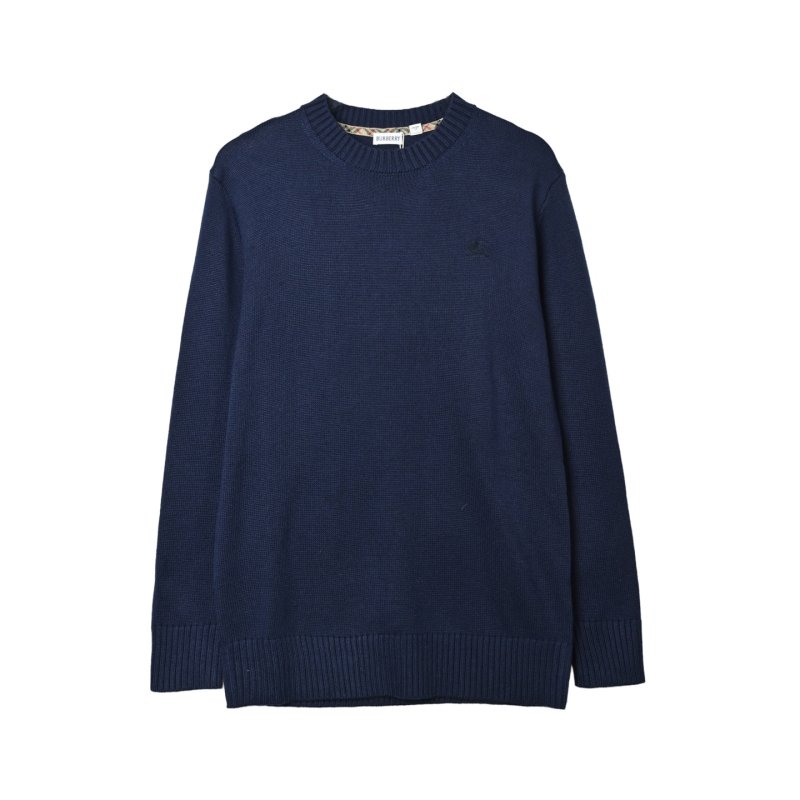 Burberry Navy Crew Neck Knit Sweater view