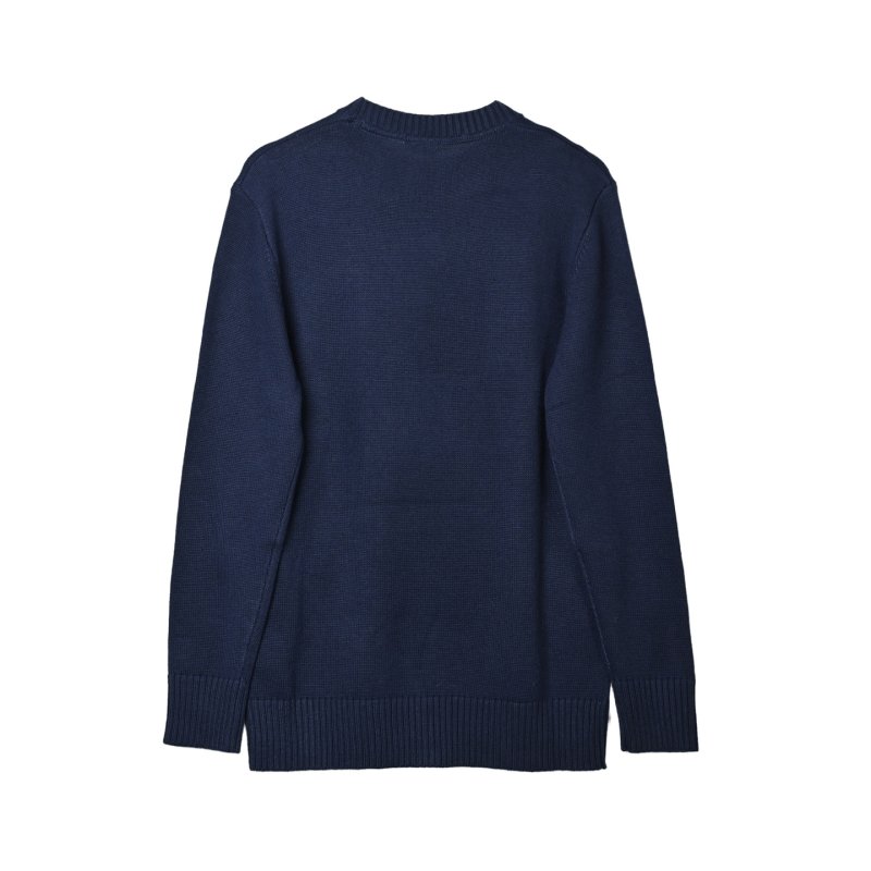 Burberry Navy Crew Neck Knit Sweater view