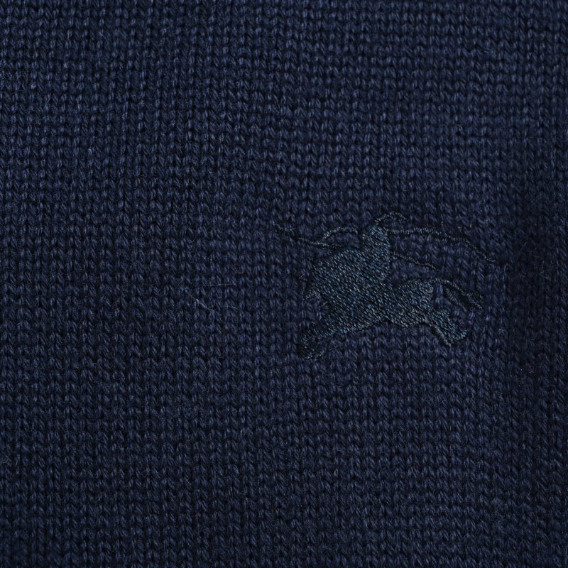 Burberry Navy Crew Neck Knit Sweater view