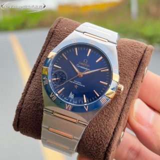 Omega Constellation 41mm Steel Blue Dial Watch view 5