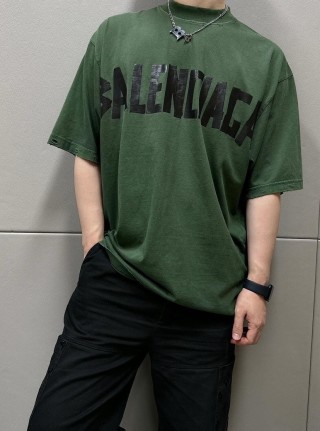 Olive Green Graphic Short Sleeve T-Shirt view 3