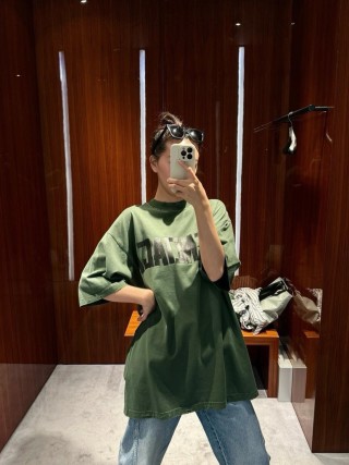 Olive Green Graphic Short Sleeve T-Shirt view 5