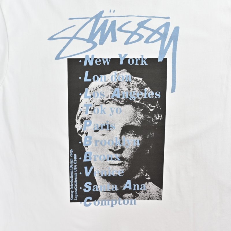 Stüssy New York White Short Sleeve T-Shirt view