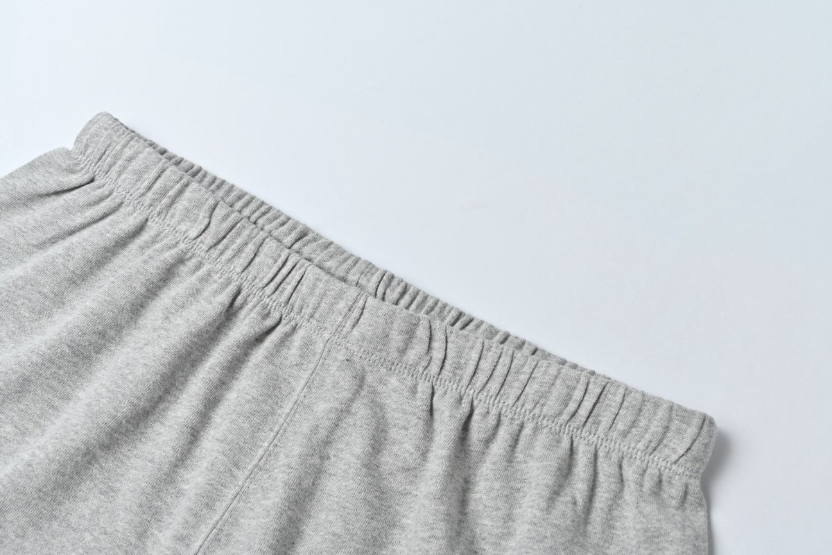 Gray Baggy Sweatpants with Drawstring Waist view
