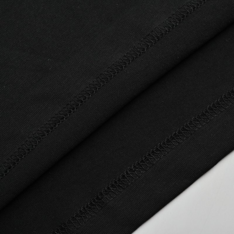 Burberry Black Logo Embroidered T-Shirt view