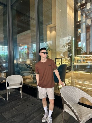 Fendi Monogram Sleeve Brown T-Shirt view 2