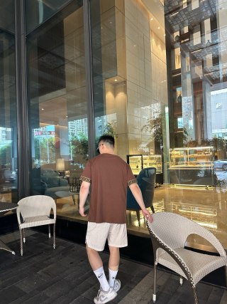 Fendi Monogram Sleeve Brown T-Shirt view 5