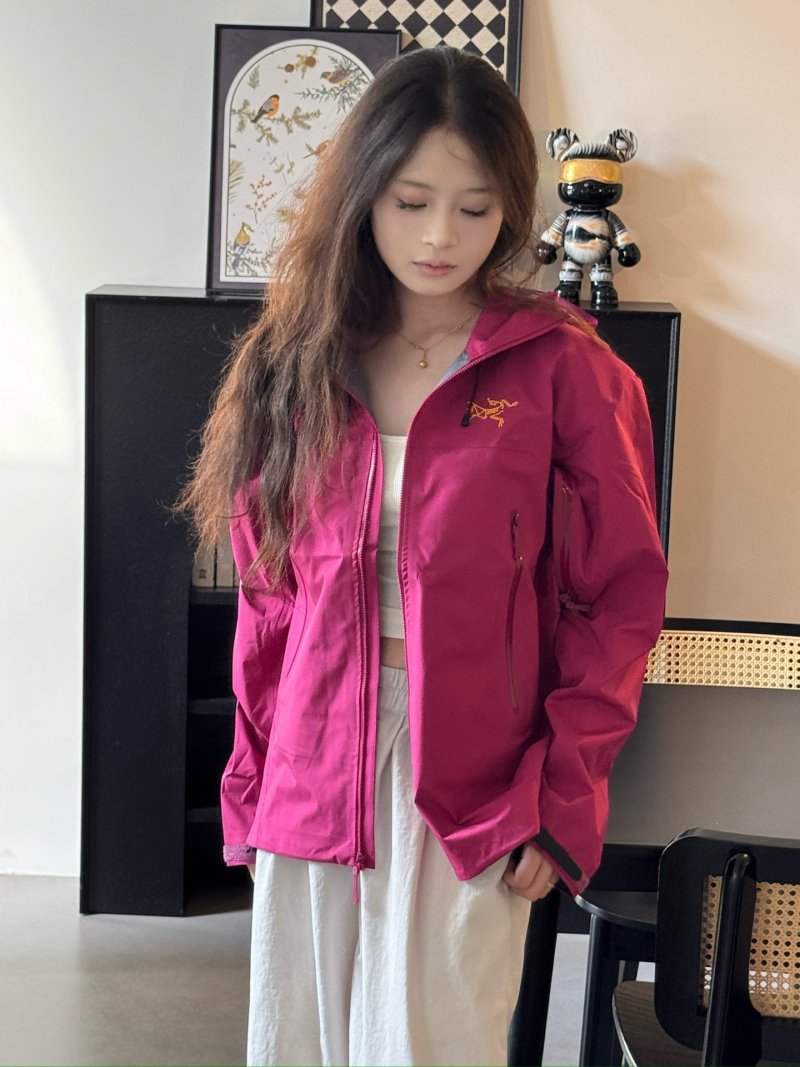 Arc'teryx Beta SL Hooded Windbreaker Jacket - Magenta view