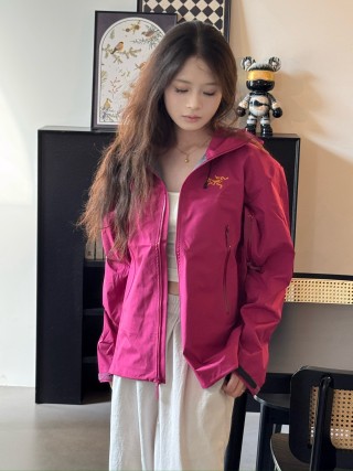 Arc'teryx Beta SL Hooded Windbreaker Jacket - Magenta view 7