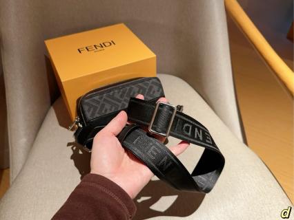 Fendi Colorblock Camera Bag Navy Blue view 5