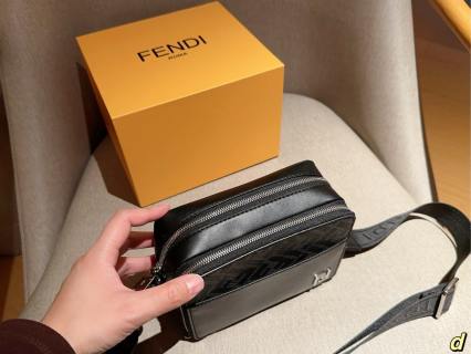 Fendi Colorblock Camera Bag Navy Blue view 6