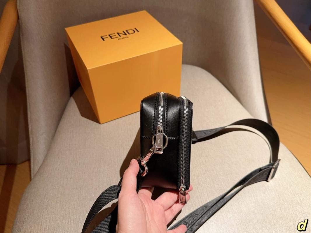 Fendi Colorblock Camera Bag Navy Blue view