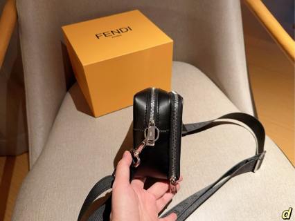 Fendi Colorblock Camera Bag Navy Blue view 7