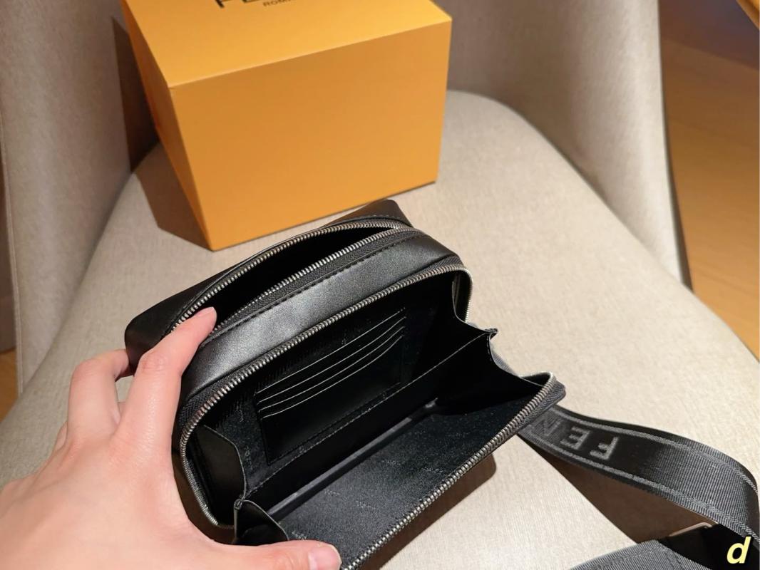 Fendi Colorblock Camera Bag Navy Blue view