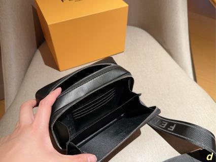 Fendi Colorblock Camera Bag Navy Blue view 9