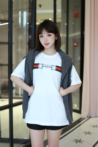 Gucci Horsebit Logo White T-Shirt view 2