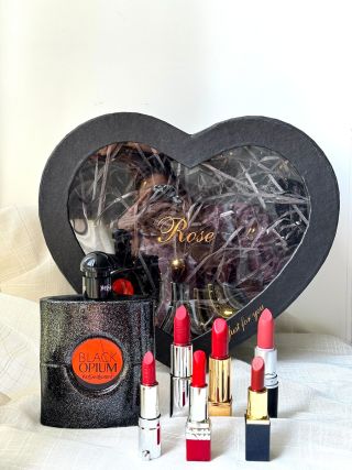 Black Opium Rose Heart Luxury Gift Set – Inspired Fragrance & Cosmetics Collection view 7