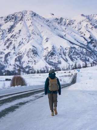 Teal Down Jacket with Black Trim view 8