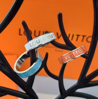Louis Vuitton Orange Enamel Ring view 7