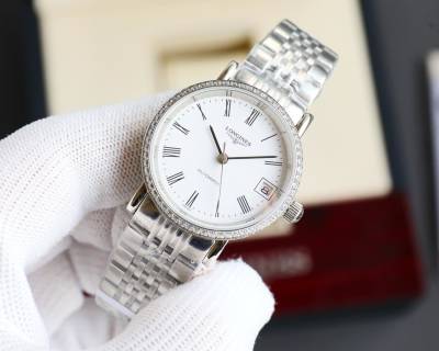 Longines Elegant Couple Series Men's Watch 39.5mm Silver view 2