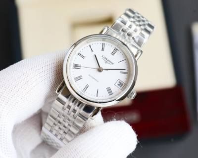 Longines Elegant Couple Series Men's Watch 39.5mm Silver view 5