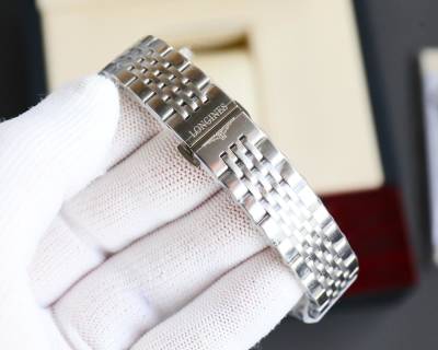 Longines Elegant Couple Series Men's Watch 39.5mm Silver view 8