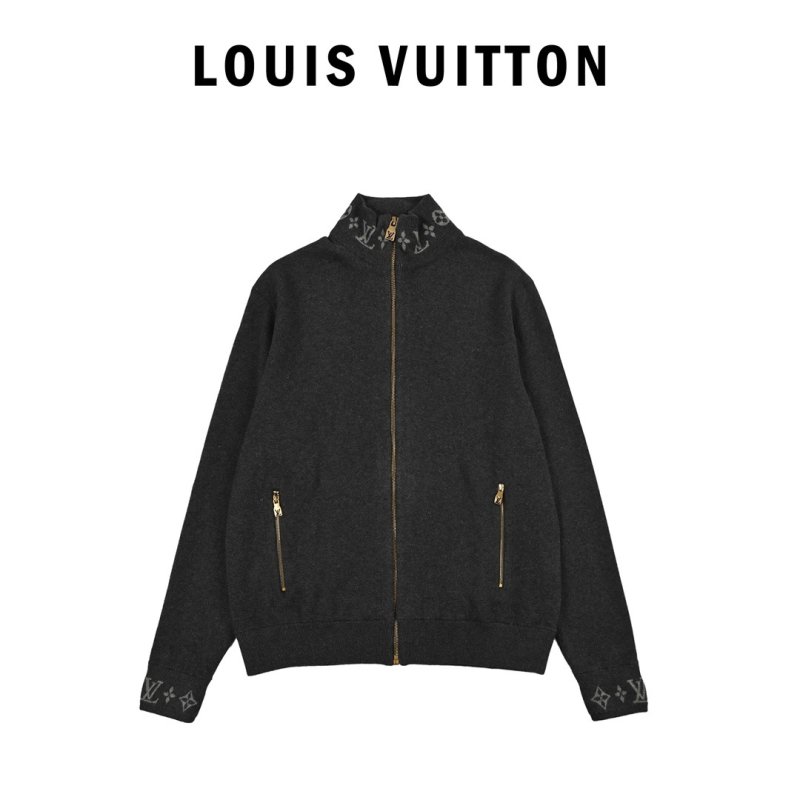 Black & Grey Zip-Up Track Jacket view