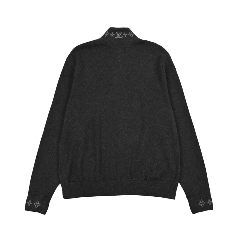 Black & Grey Zip-Up Track Jacket view