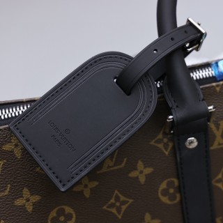 Louis Vuitton Keepall 50 Monogram Eclipse Travel Bag