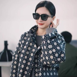 Black Flat Top Aviator Sunglasses view 7