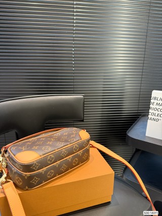 Louis Vuitton Monogram Camera Bag Brown view 7