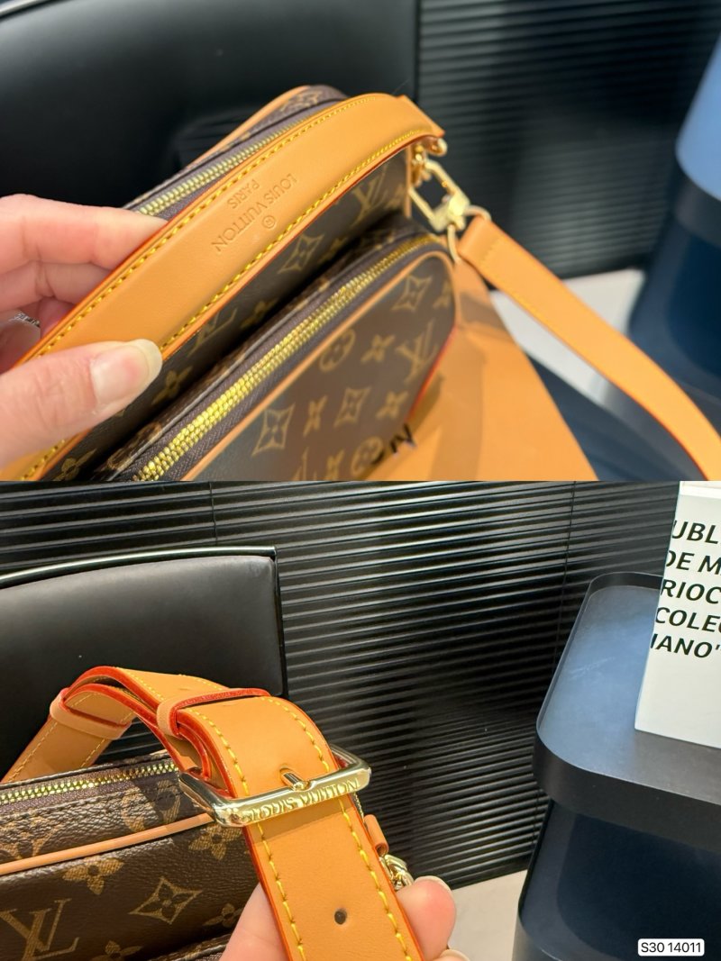Louis Vuitton Monogram Camera Bag Brown view