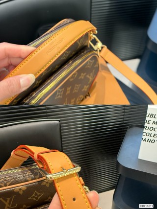 Louis Vuitton Monogram Camera Bag Brown view 8