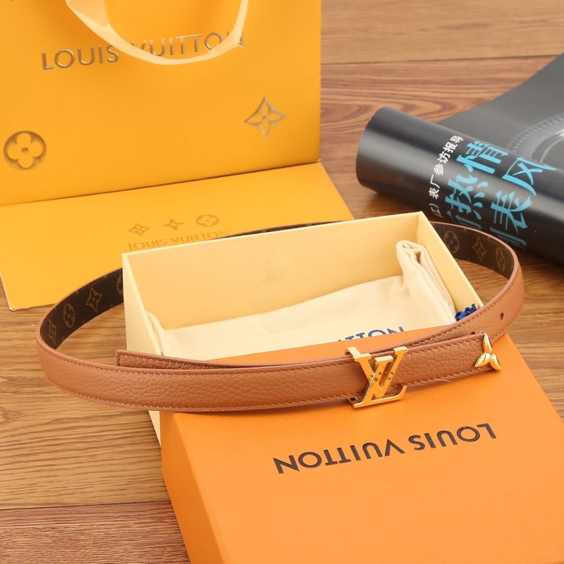 Louis Vuitton Iconic Reversible Leather Belt - Tan 20mm view