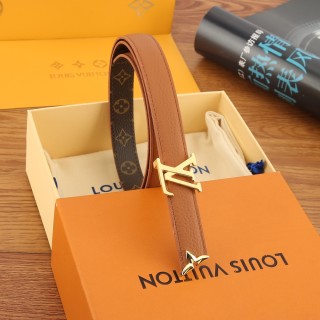 Louis Vuitton Iconic Reversible Leather Belt - Tan 20mm view 8