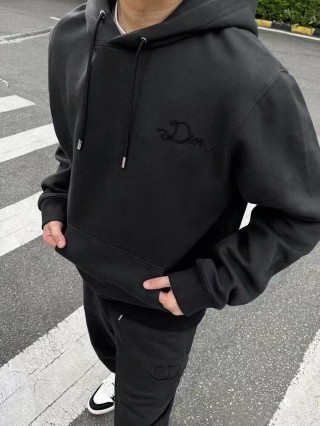 Dior CD Logo Black Hoodie