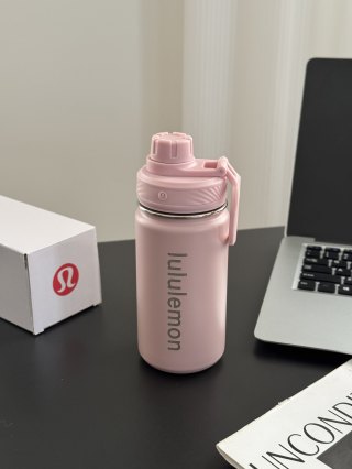 Lululemon Insulated Water Bottle White 24oz view 2