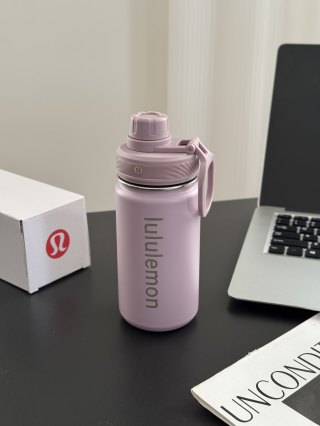 Lululemon Insulated Water Bottle White 24oz view 3