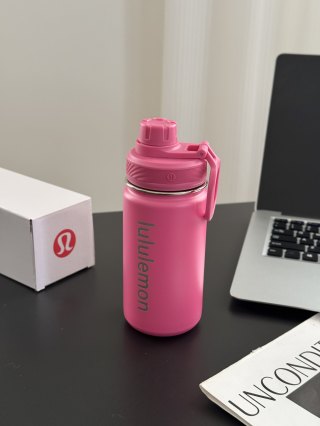 Lululemon Insulated Water Bottle White 24oz view 4