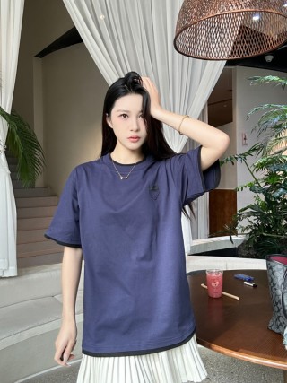 Prada Navy Blue Short Sleeve T-Shirt view 4