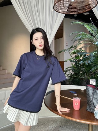 Prada Navy Blue Short Sleeve T-Shirt view 9