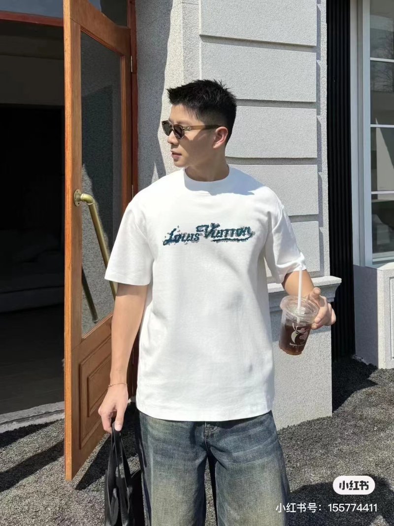 Louis Vuitton Script Logo White T-Shirt