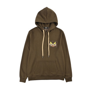 Fendi Brown Zip Hoodie & Joggers Set view 7