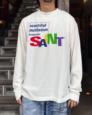 Saint Michael Beautiful Mutilation Cream Long Sleeve Tee view 4