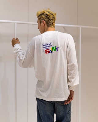 Saint Michael Beautiful Mutilation Cream Long Sleeve Tee view 9